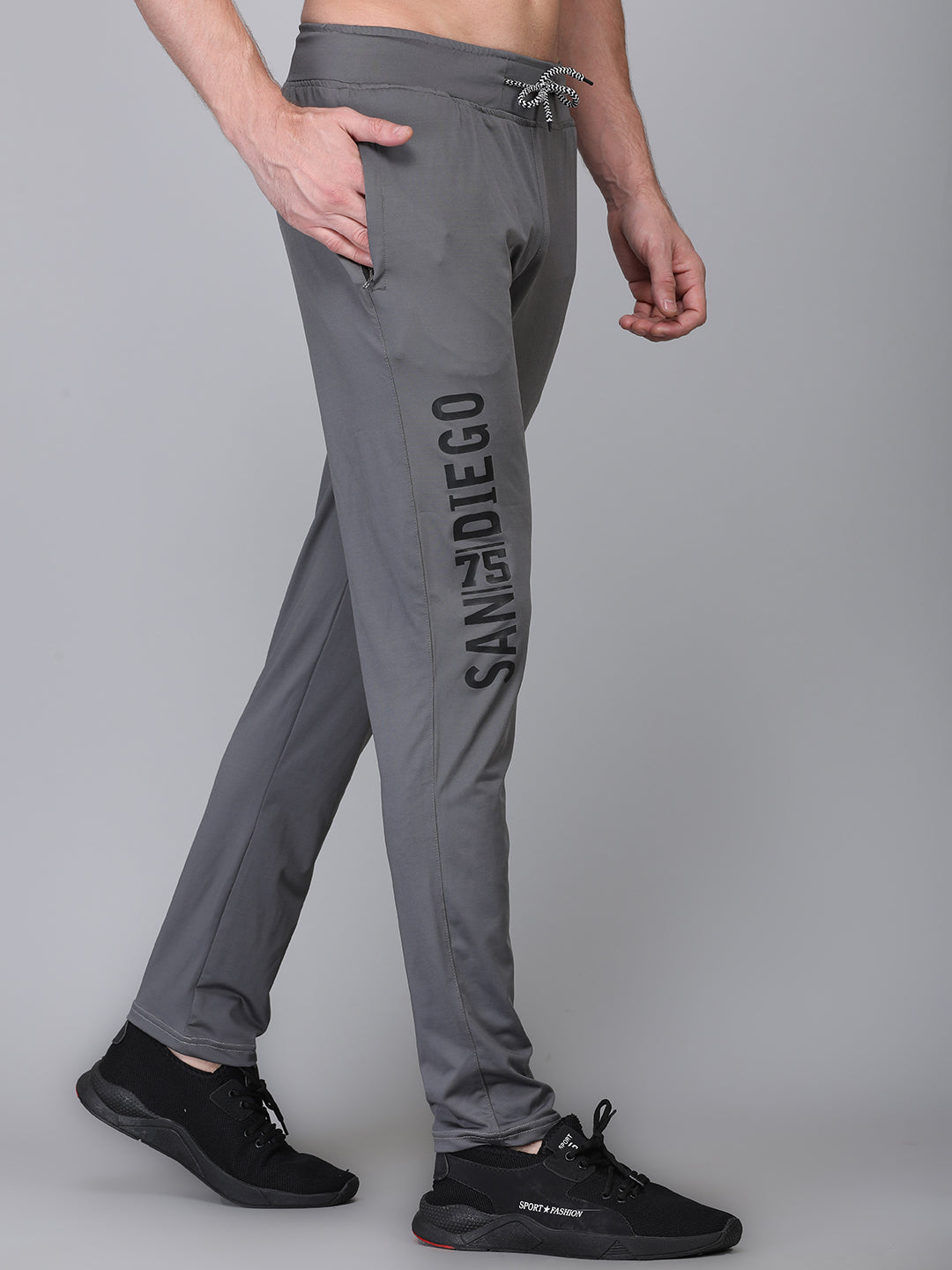 Buy STAR THE VISION Mens Lycra Grey Track Pant Solid With Back Pocket  Online at Best Prices in India  JioMart